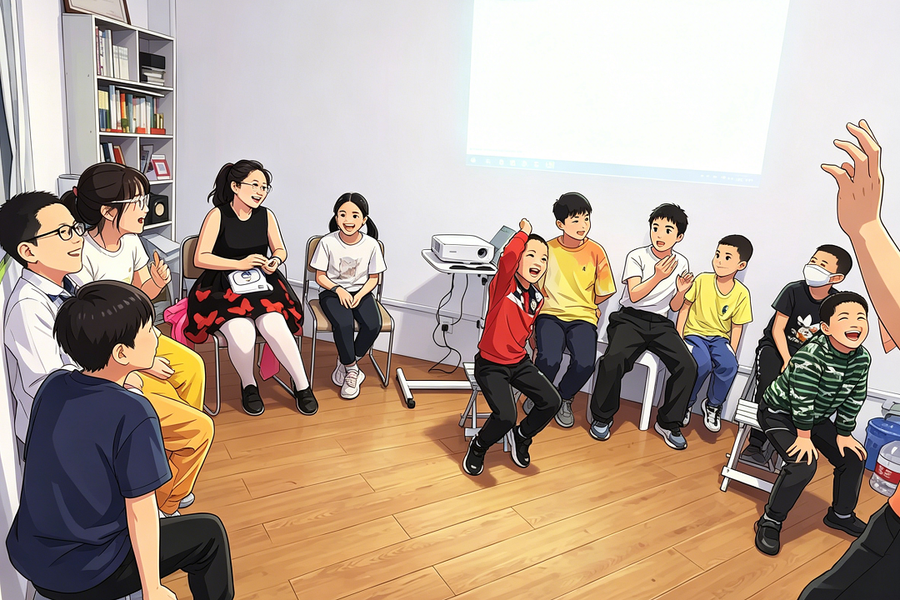 青少年情绪管理成长团体互动